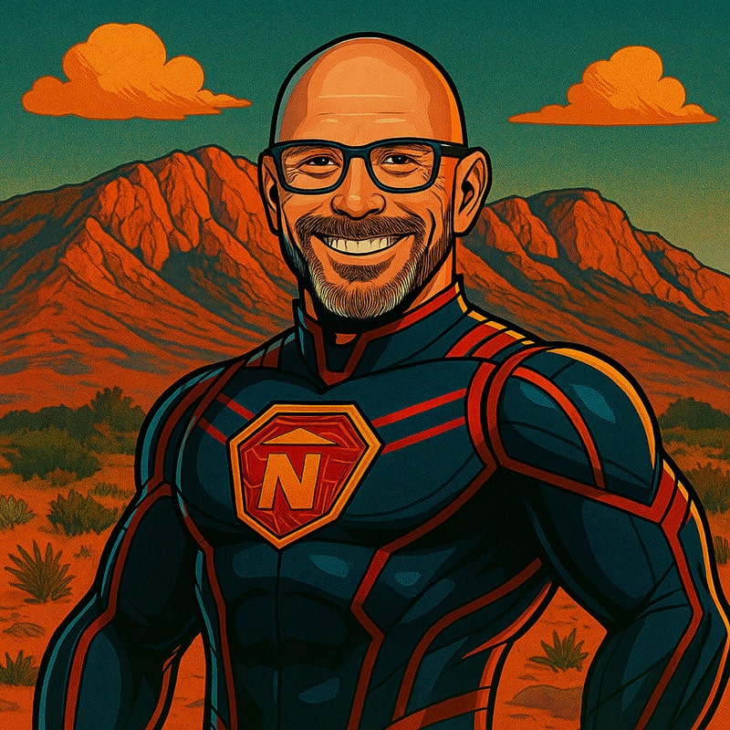 nick-hero Super hero Photo of Nick Pecastaing web developer and graphic designer