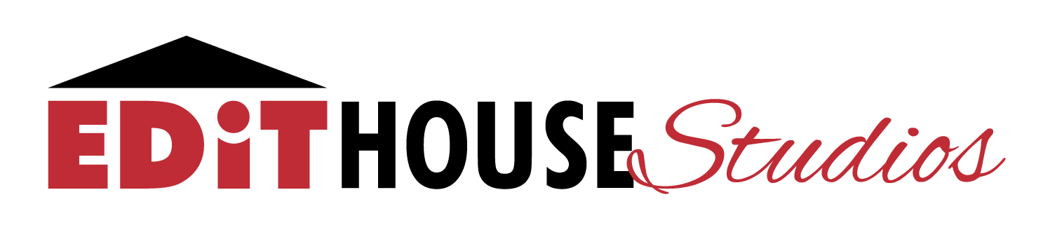 Edit Studios logo: bold red 'EDiT' on the left and cursive red 'Studios' on the right against a black background.